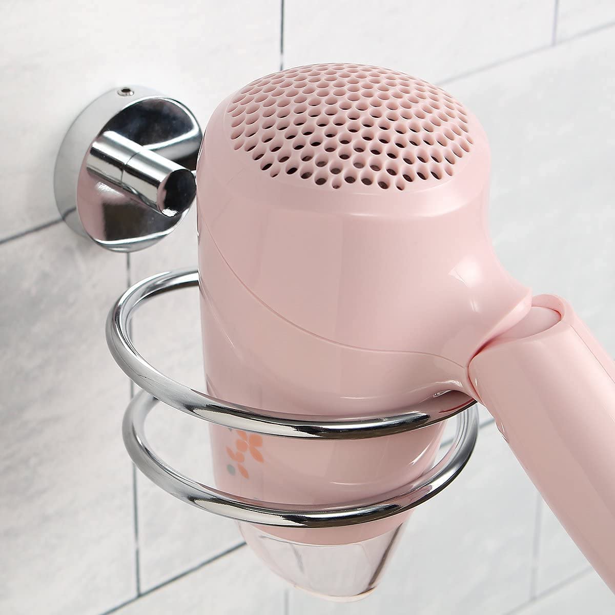 Esyauto Hair Dryer Rack Wall Mounted Hair Care Tools Holder for Bedroom Barbershop