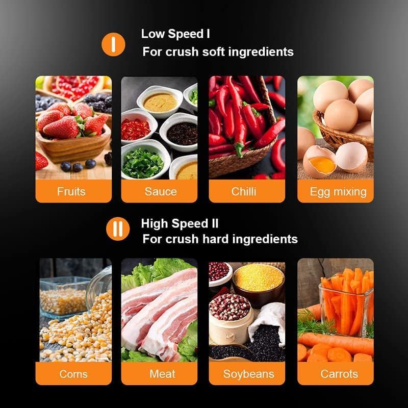 Miniatura 5 de EatingBiting Procesador eléctrico de alimentos de 3 litros, picadora, picadora, picadora, picadora de carne, molinillo de tazón para carne,
