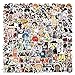 200 Stück Gemischter Anime Aufkleber Laptop Telefon Gitarre Skateboard Notebook Motorrad Fahrrad Vinyl Stickers Wasserdicht Ästhetisch Cartoon Mix Aufkleber für Jugendliche Kinder Erwachsene