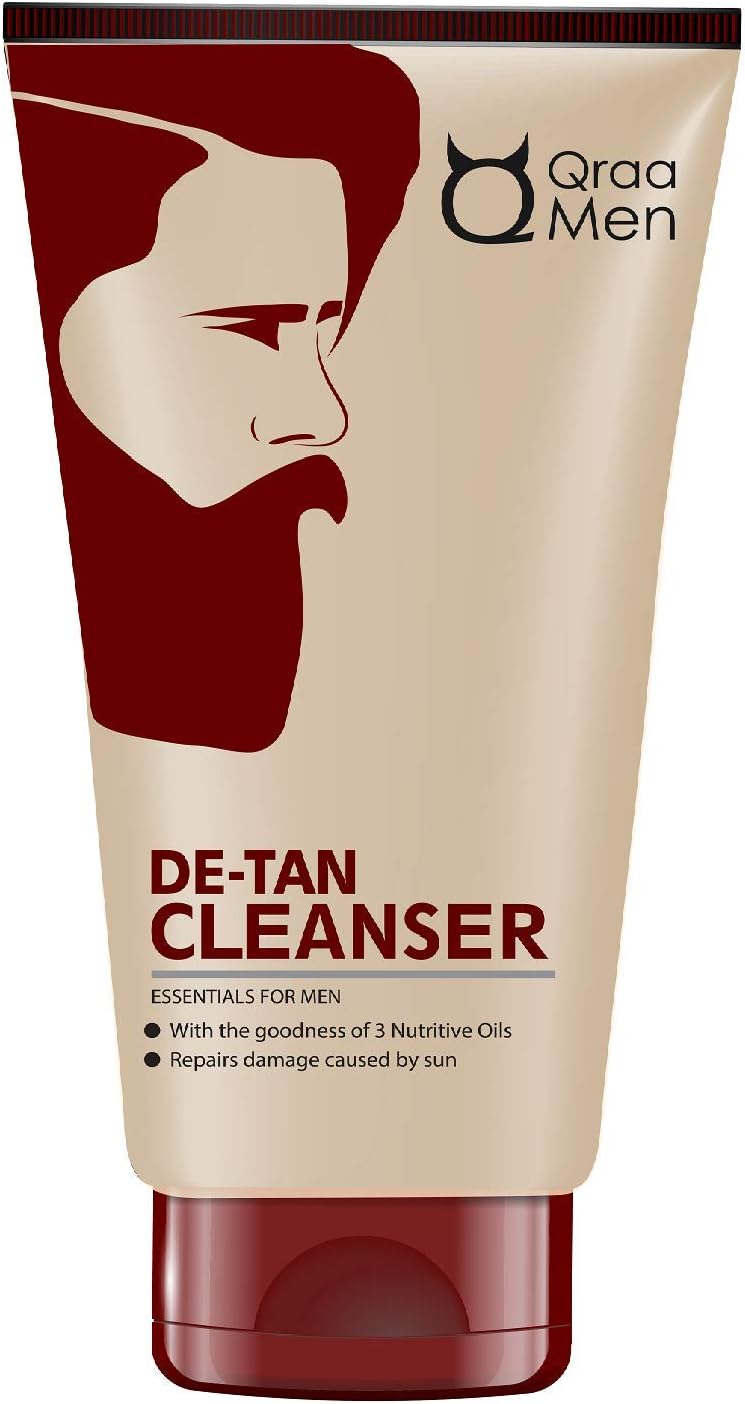 Men De-Tan Cleanser For Men For Skin Lightening/Brightening, 100 g