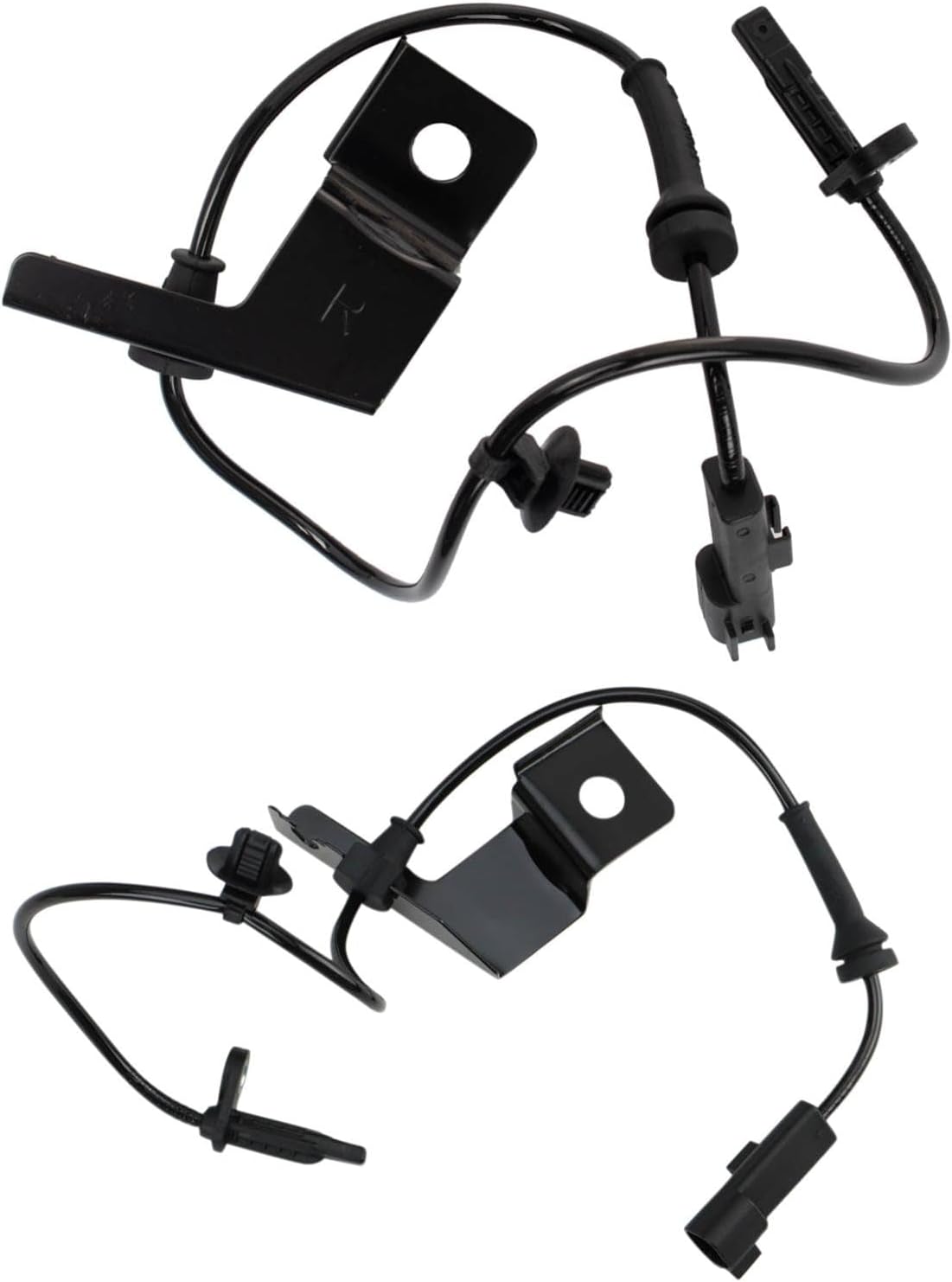 TRQ Front ABS Wheel Speed Sensor Set Compatible with 2013-2020 Ford Fusion 2019-2020 Police Responder Hybrid SSV Plug-in Hybrid Lincoln MKZ