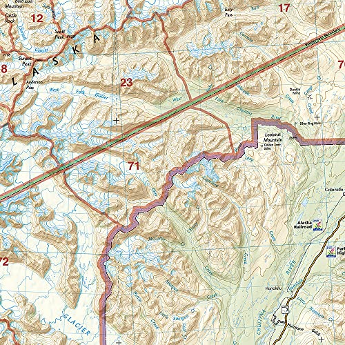 Denali National Park And Preserve Map (National Geographic Trails Illustrated Map, 222) #TOP2