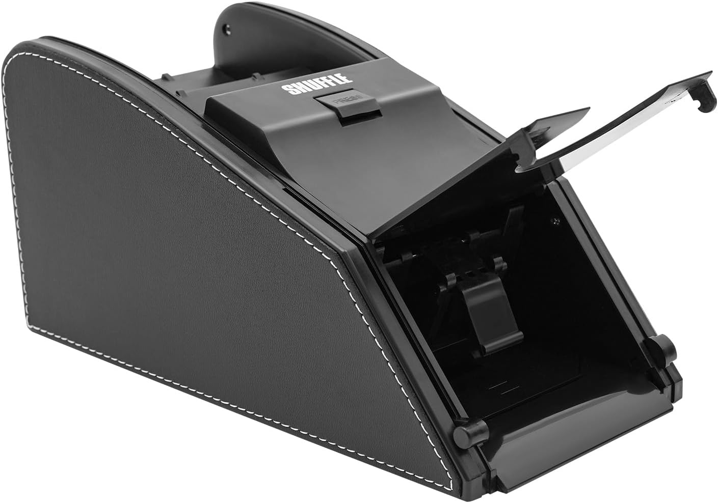 2 in 1 Automatic Card Shuffler Electric Poker Cards Shuffling Machine, Low Noise Design