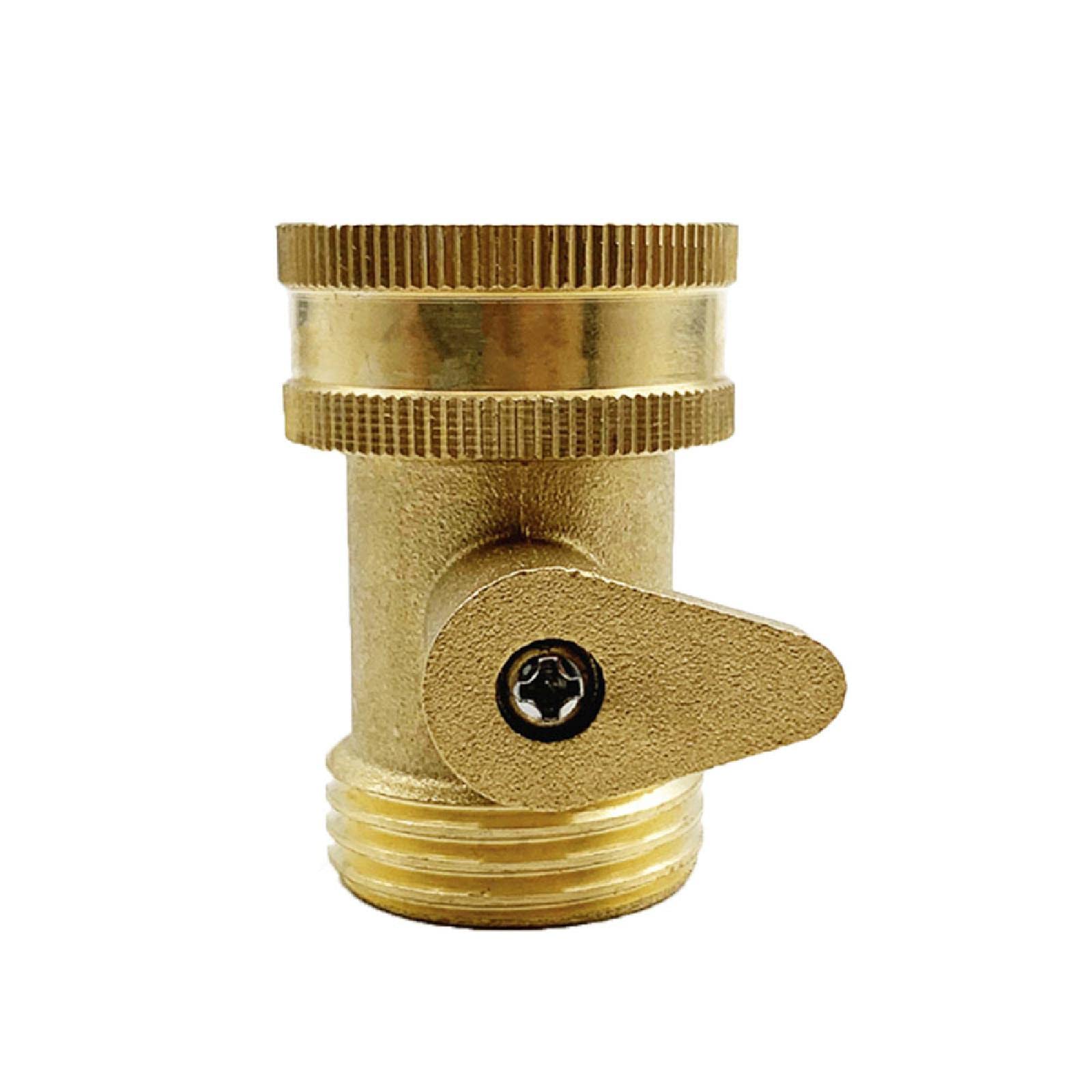 Confezione Da 4 Tappi Per Tubo Da Giardino In Ottone Massiccio – Attacco 3/4" Maschio