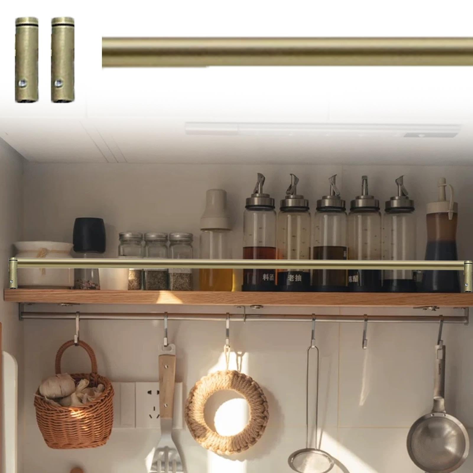 Binario per Mensole Kit Ringhiere Decorative Alluminio Mensole