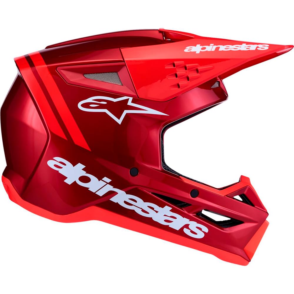 Alpinestars S-M3 Radium Kask motocrossowy, czerwony/biały, XL (61/62)