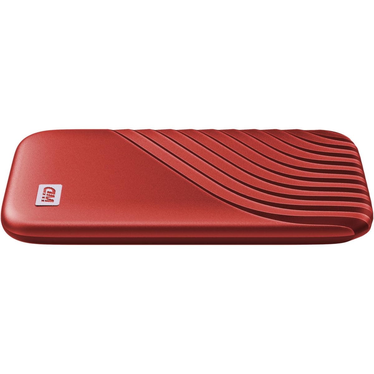 WD My Passport SSD 2 TB mobiler SSD Speicher (NVMe-Technologie, USB-C und USB 3.2 Gen-2 kompatibel, Lesen 1050 MB/s, Schreiben 1000 MB/s) Rot