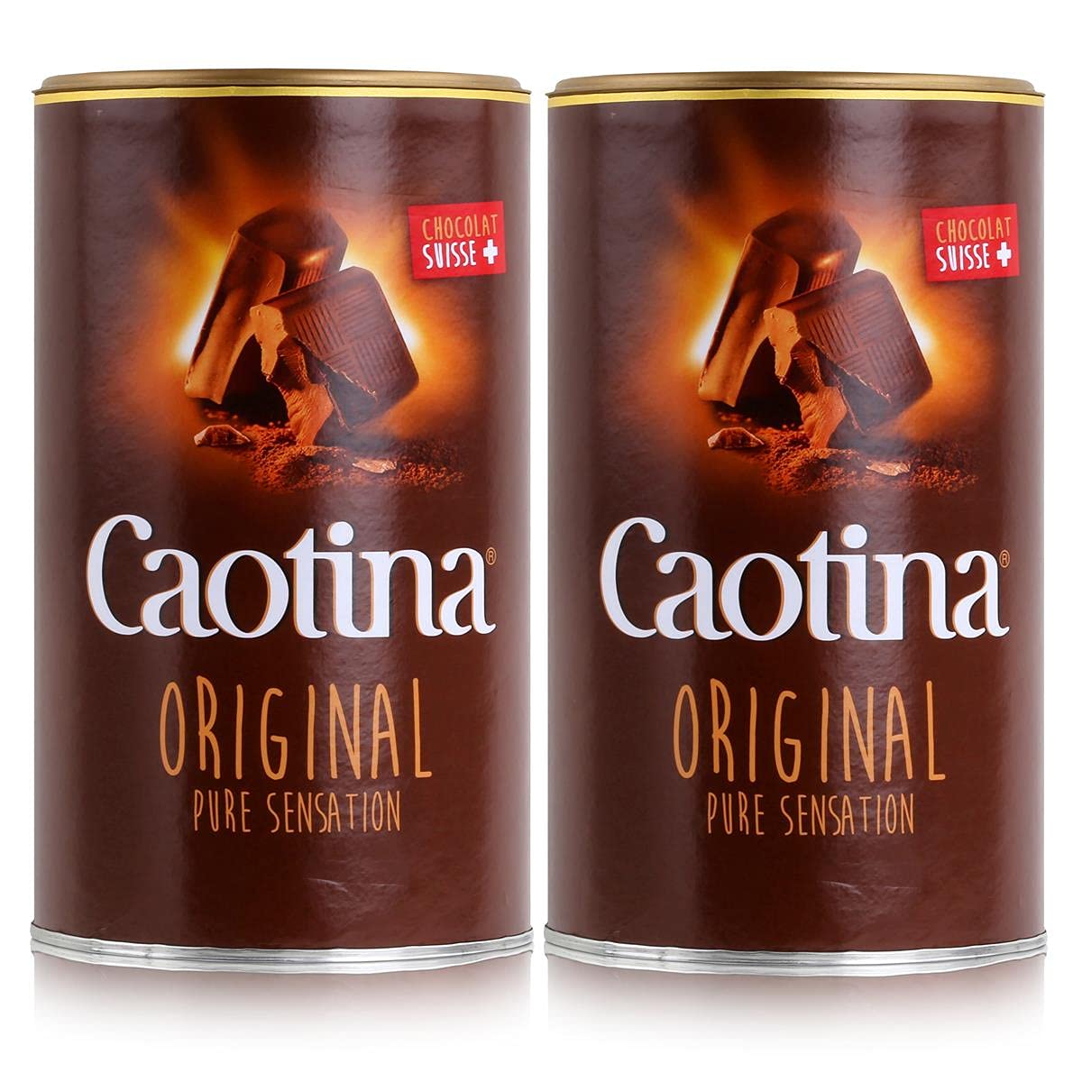 Caotina pure sensation smak czekolady, Swiss Premium Chocolate Drink - 500 g - 2x