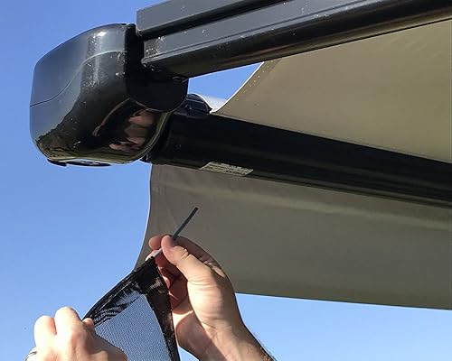 Miniatura 290 de Tentproinc Pantalla parasol para toldo, 8 pies x 13 pies 3 pulgadas (apta para toldo de 14 pies), protector solar de malla para autocaravana, cámper