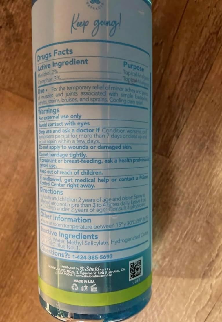 Sheló NABEL Mineral Ice-Muscle Relaxing 265ml (8.96 fl oz)
