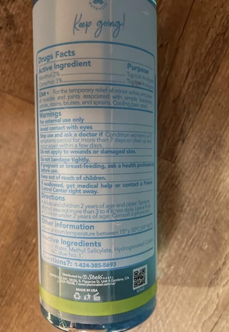 Sheló NABEL Mineral Ice-Muscle Relaxing 265ml (8.96 fl oz) — Amazon image 4
