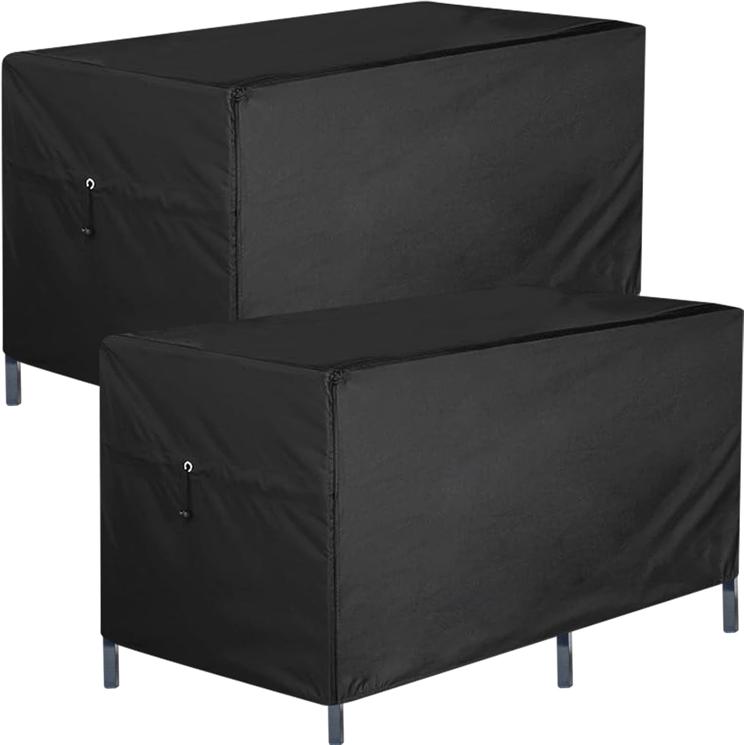 Silkfly 2 Pcs Waterproof Deck Box Cover Heavy Duty 420D