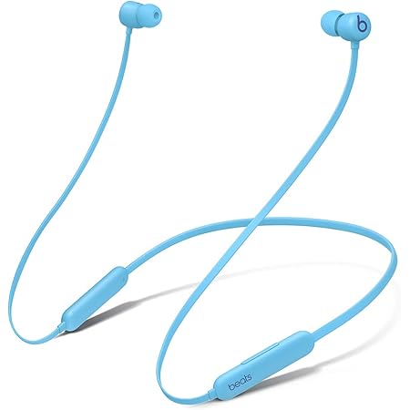 Beats Flex Wireless Earbuds – Apple W1 Headphone Chip, Magnetic Earphones, Class 1 Bluetooth, 12 Hours of Listening Time, Built-in Microphone - Flame Blue