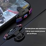 GOFOYO CK3 Déclencheurs mobiles, Contrôleur de jeu mobile, Déclencheur de jeu pour PUBG/Fortnite/Appel de devoir,Joysticks de contrôleur sensible à l'arrière But & Déclencheur d'incendie pour iPhone et téléphone Android(1 Paire) [jeu vidéo]