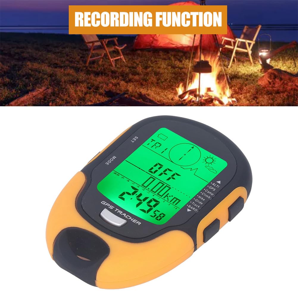 Medidor GPS Multifunción para Camping con Altímetro Barómetro Brújula Termómetro y Higrómetro Sensor Impermeable IPX4 Precisión Alta