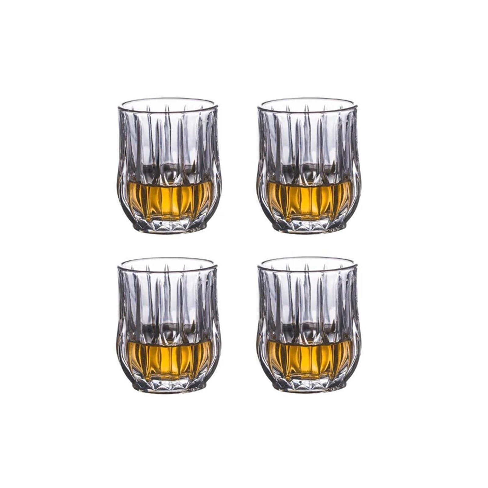 Kristallgläser 80 ml/85 ml Kleines Weinglas, klassisches Whiskyglas, transparentes Cocktailglas, Haushaltsweinbecher, Trinkgläser(80ml)