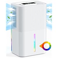 Deumidificatore da 2,7L per la Casa, Deumidificatore Elettrico per la Camera da Letto