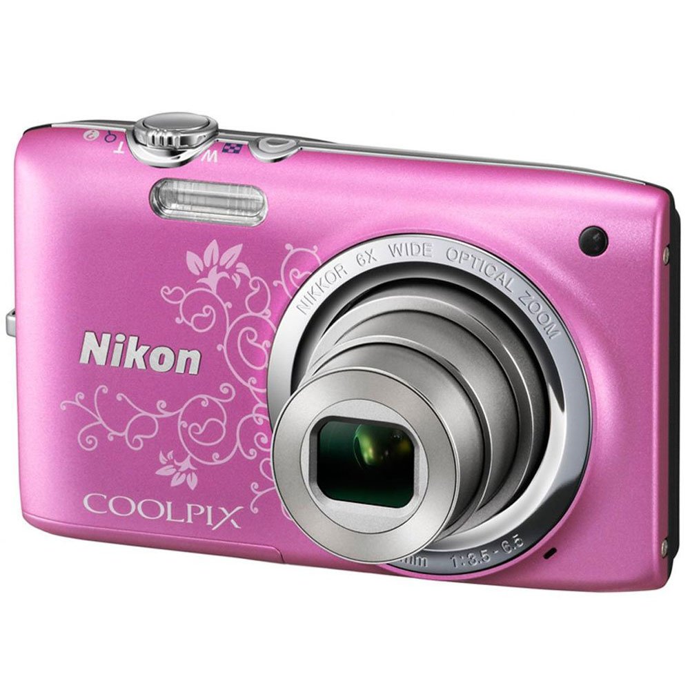 Nikon Coolpix S2700 16MP Point and Shoot Camera (Pink) with 6X