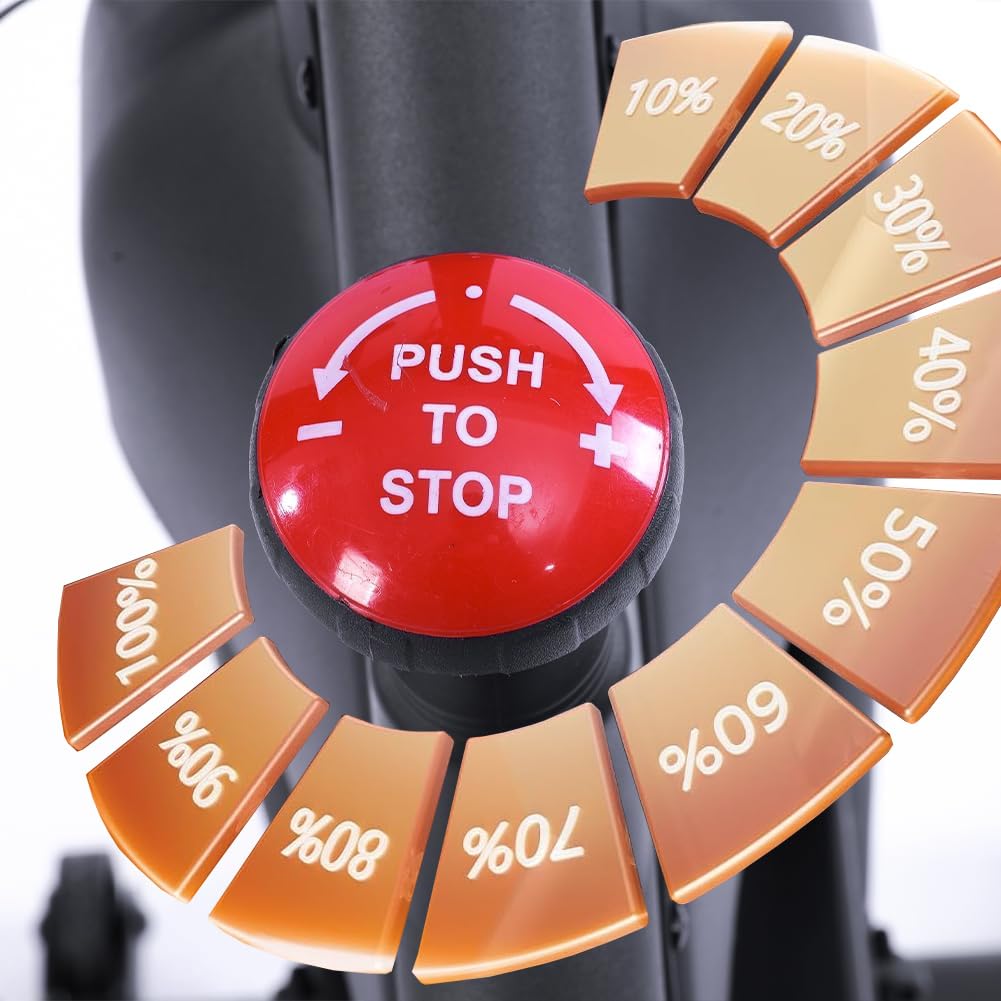 BAKAJI Rower treningowy Spinning Bike z wyświetlaczem LCD i Bluetooth z połączeniem z aplikacją Fitness, rower trening siłownia z regulowanym wyściełanym siedzeniem, idealny cardio, nogi, brzuch,