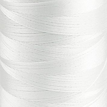 BOWIE 210D/3 Heavy-Duty Bonded Nylon Thread, White, 1640 Yard Spool