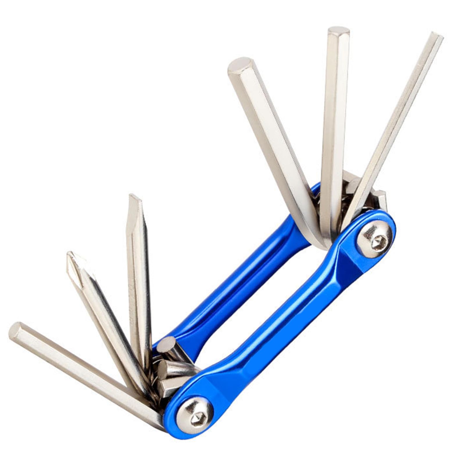 Kaeltsyn Multicolor Bicycles Maintenance Multitool Bikes Repair Wrench Tool 6 In 1 Multifunctional Bicycles Cycling Maintenance Tool Bike Screwdriver