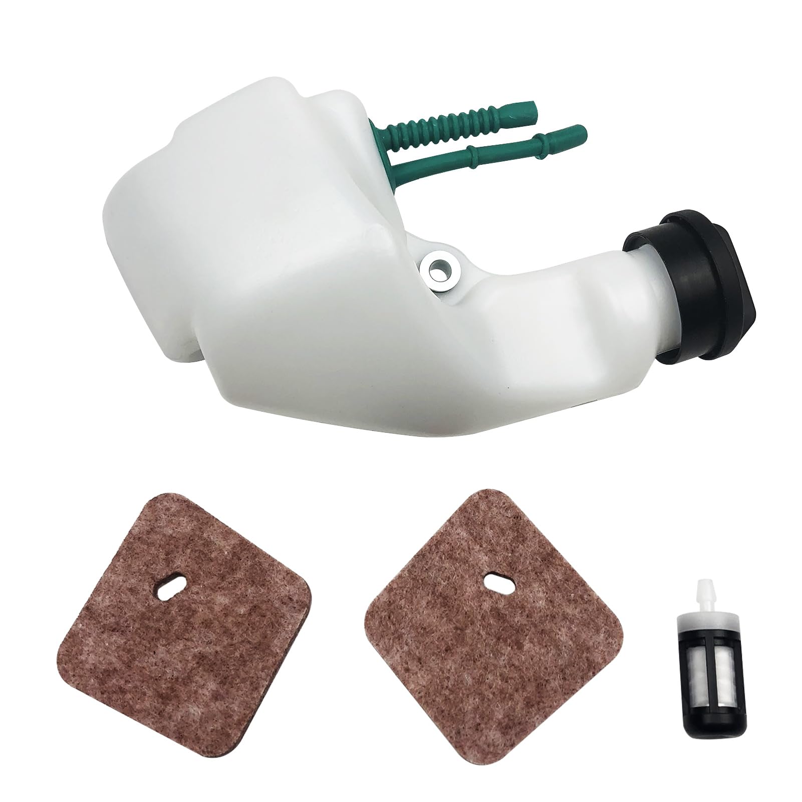 Conjunto de Tanque de de Gas, Tanque de Plástico de Repuesto con Filtros de Aire para MM55 MM55C FS 38 FS45 FS46 FS55 FC55 KM55
