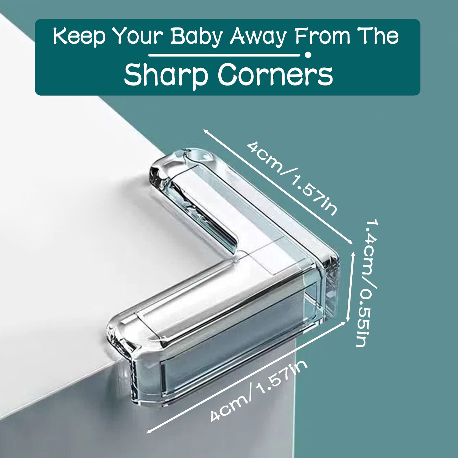 Lot De 4 Protections D'angle 100 % Silicone - Pré-adhésif Doux Pour La Sécurité Des Enfants - Armoires De Table Et Pare-chocs De Meubles (gris, 2 X 2 Cm, 8