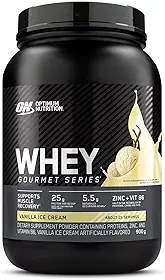 Optimum Nutrition, Gourmet, 100% Whey Protein, 900g - Baunilha