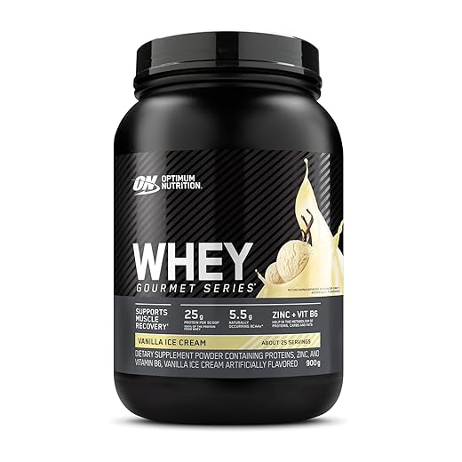 Optimum Nutrition, Gourmet, 100% Whey Protein, 900g - Baunilha