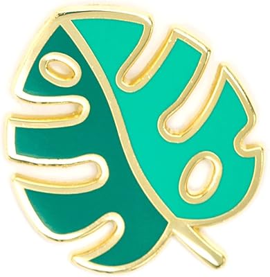 These Are Things Monstera Leaf Enamel Pin