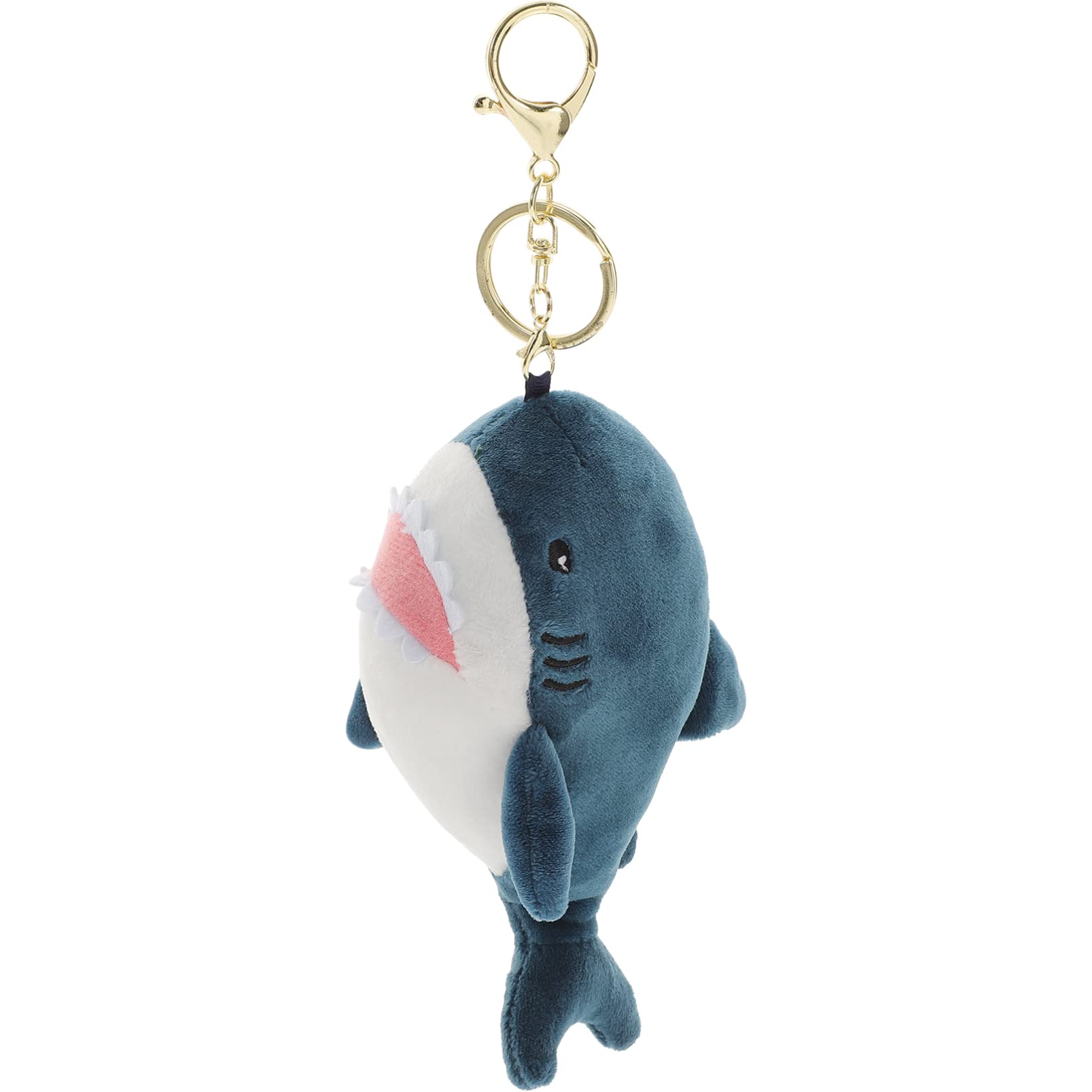Cute Animal Keychain Plushie Shark, Animal Keychain Plushies Gift Kid Party Favor Classroom Rewards Carnival Prizes Set Boys Girls Gifts for Kids Fit Mobile Key Bag Charm Keyring