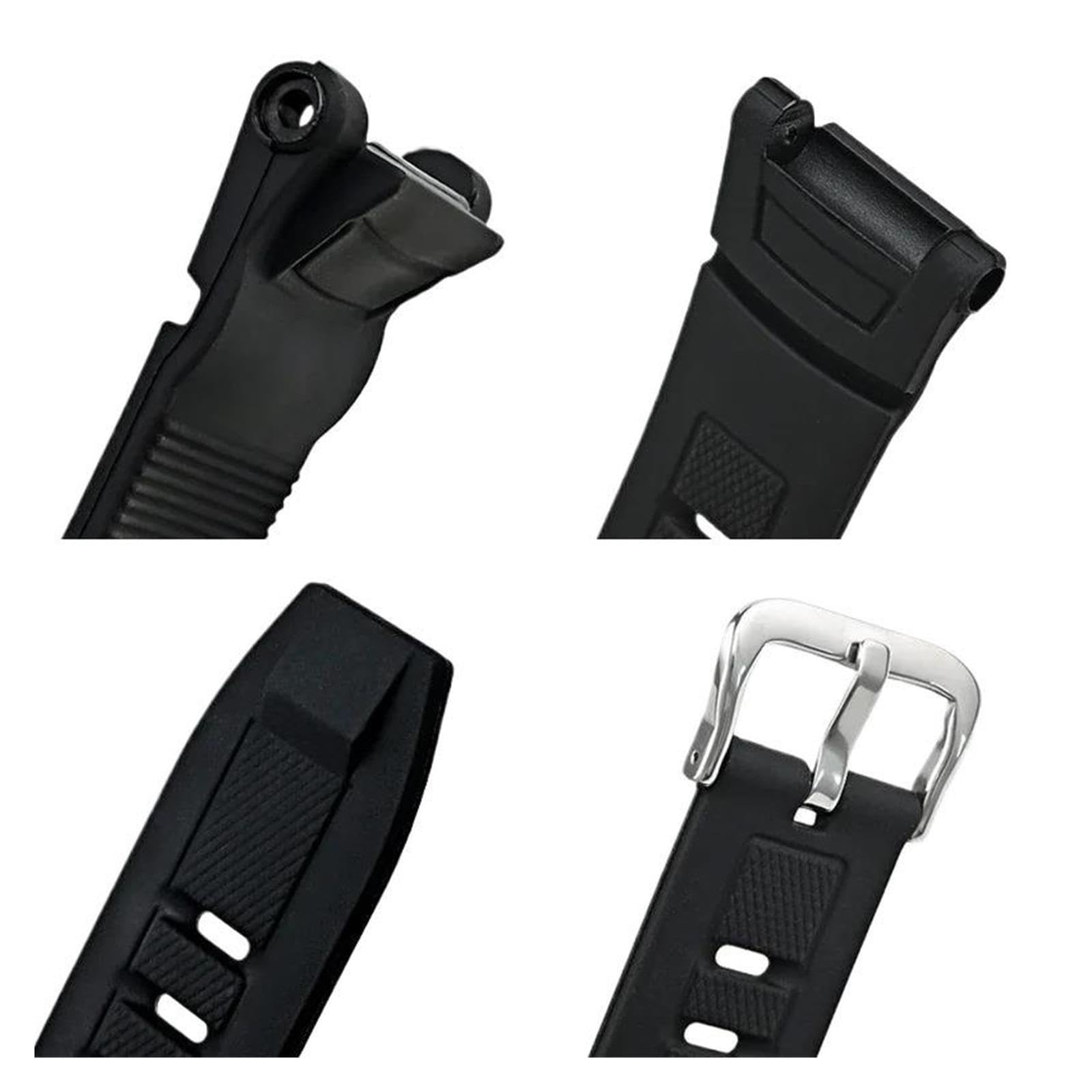 Compatible con la correa de silicona TPU Casio Series PRW-1500 PAW PRG-130