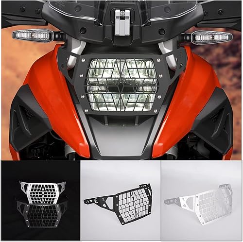 Motocicleta V-Strom 1050 piezas, protector de acero para faros delanteros, cubierta de rejilla, soporte de luz de repuesto para S.u.zuki VSTROM V