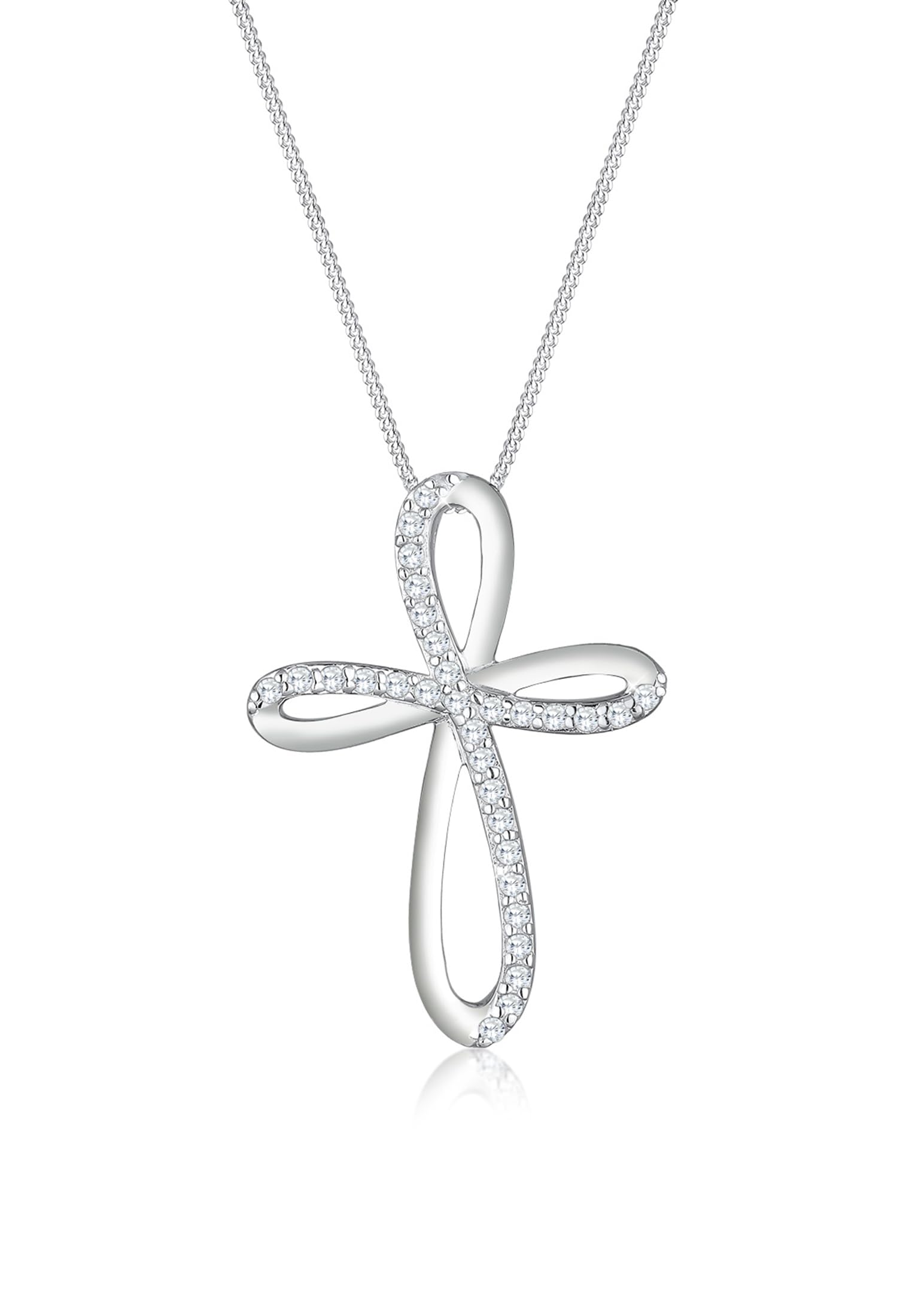 Colgante Cruz Mujer Buy ELLI GERMANY Necklace Crystal Heart Online