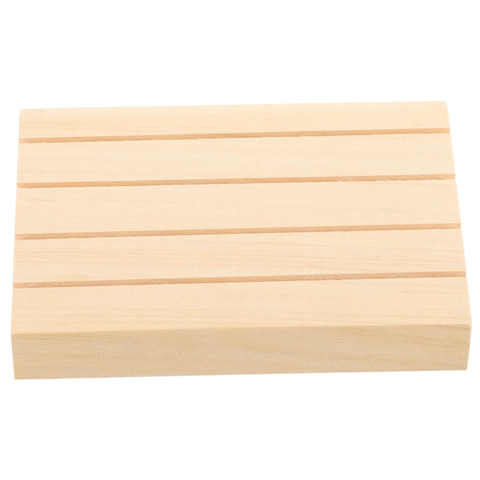 Unomor Wooden Card Holder Tray Card Deck Holder Rack Playing Card Holder Table Game Stand Base