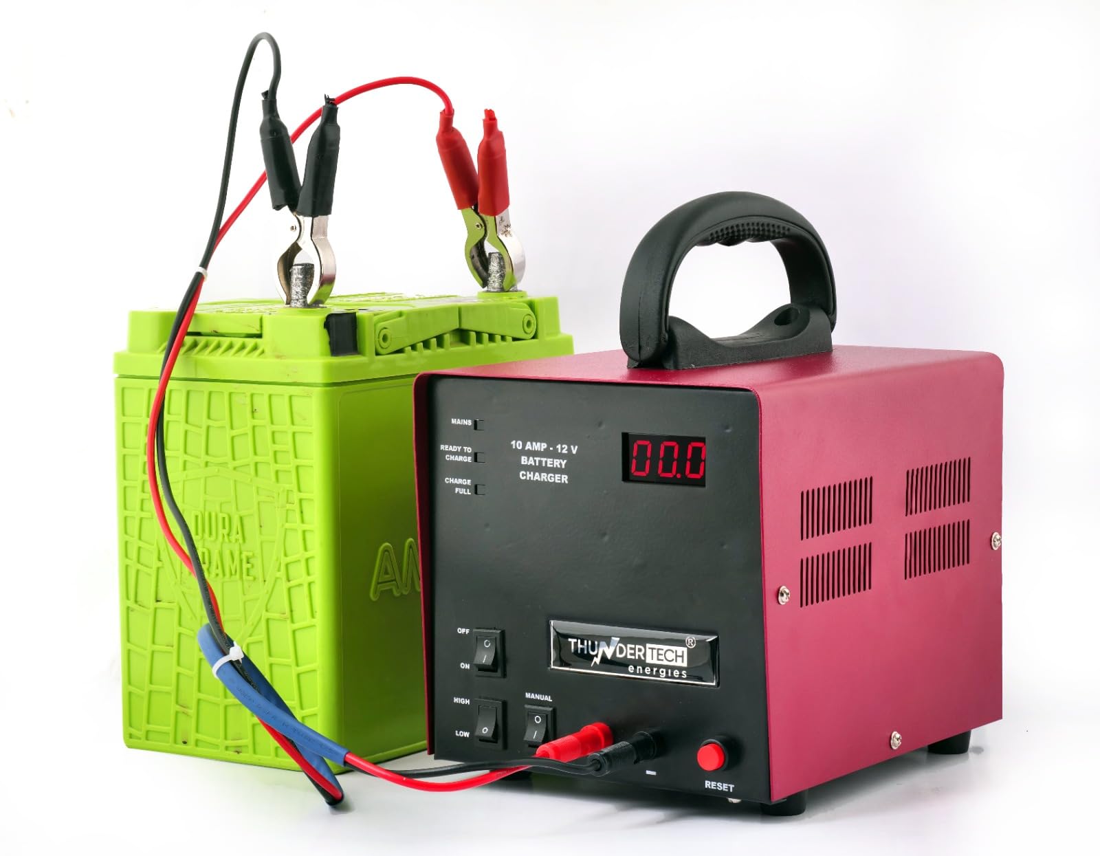 THUNDERTECH| 10 AMP 12 V Automatic Battery Charger | Lead Acid & AGM Battery Charger