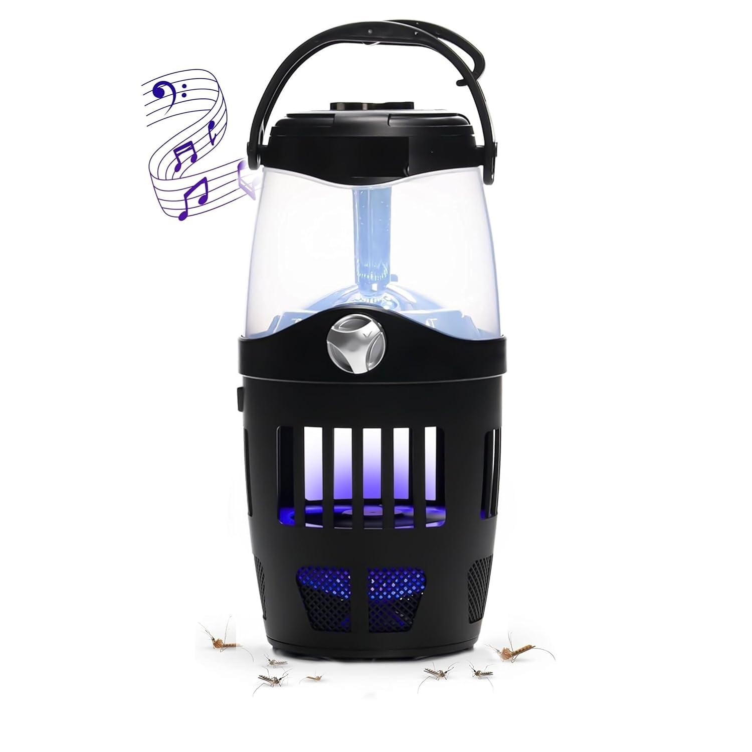 Cloudberry 4-in-1 Camping Lantern with Bluetooth Speaker, Bug Zapper, UV Mosquito Trap and Power Bank, Portable, USB Charging-image-36