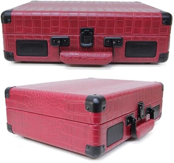 Pikap Suitcase CR Series Bordo Elektronik Bluetooth Hoparlör Plakçalar CW002-CH