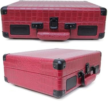 Pikap Suitcase CR Series Bordo Elektronik Bluetooth Hoparlör Plakçalar CW002-CH