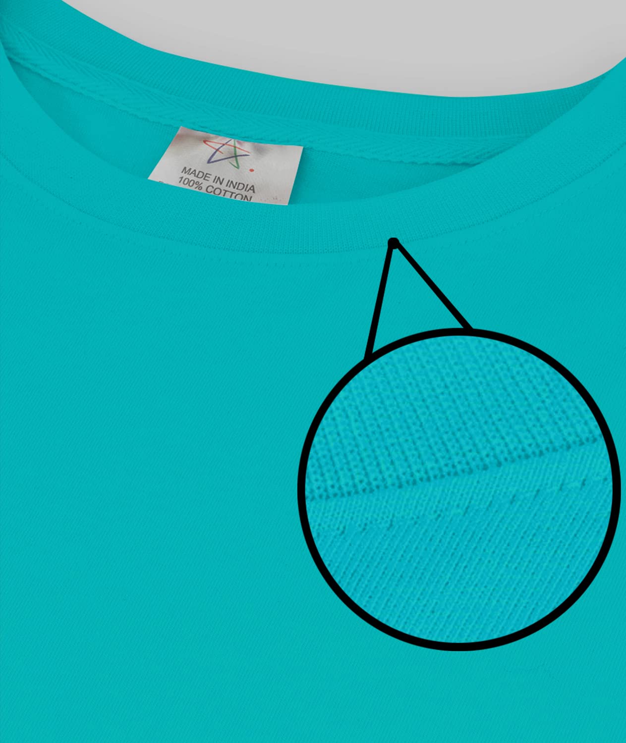 TVP Fashions Premium Plain Men Round Neck Full Sleeves Festive,Offer,Discount,Sale,Limited Edition, Trendy, Trending Tees and Tshirts. (LightBlue_Large) 3