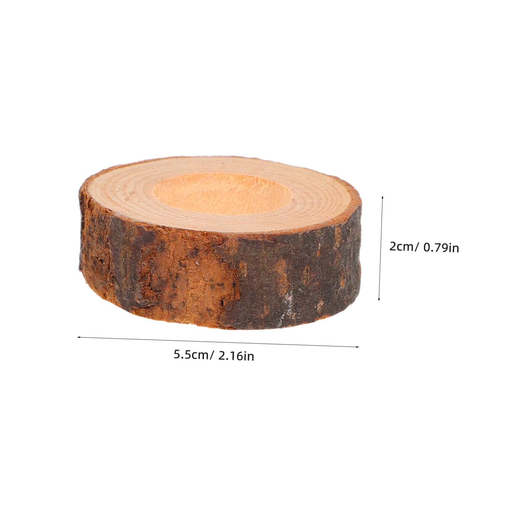 SHINEOFI 20pezzi Portatovaglioli in Legno Rotondi Anelli per Tovaglioli Semplici in Legno per Pranzi Matrimoni Feste Decorazioni per Tavola in Stile Rustico