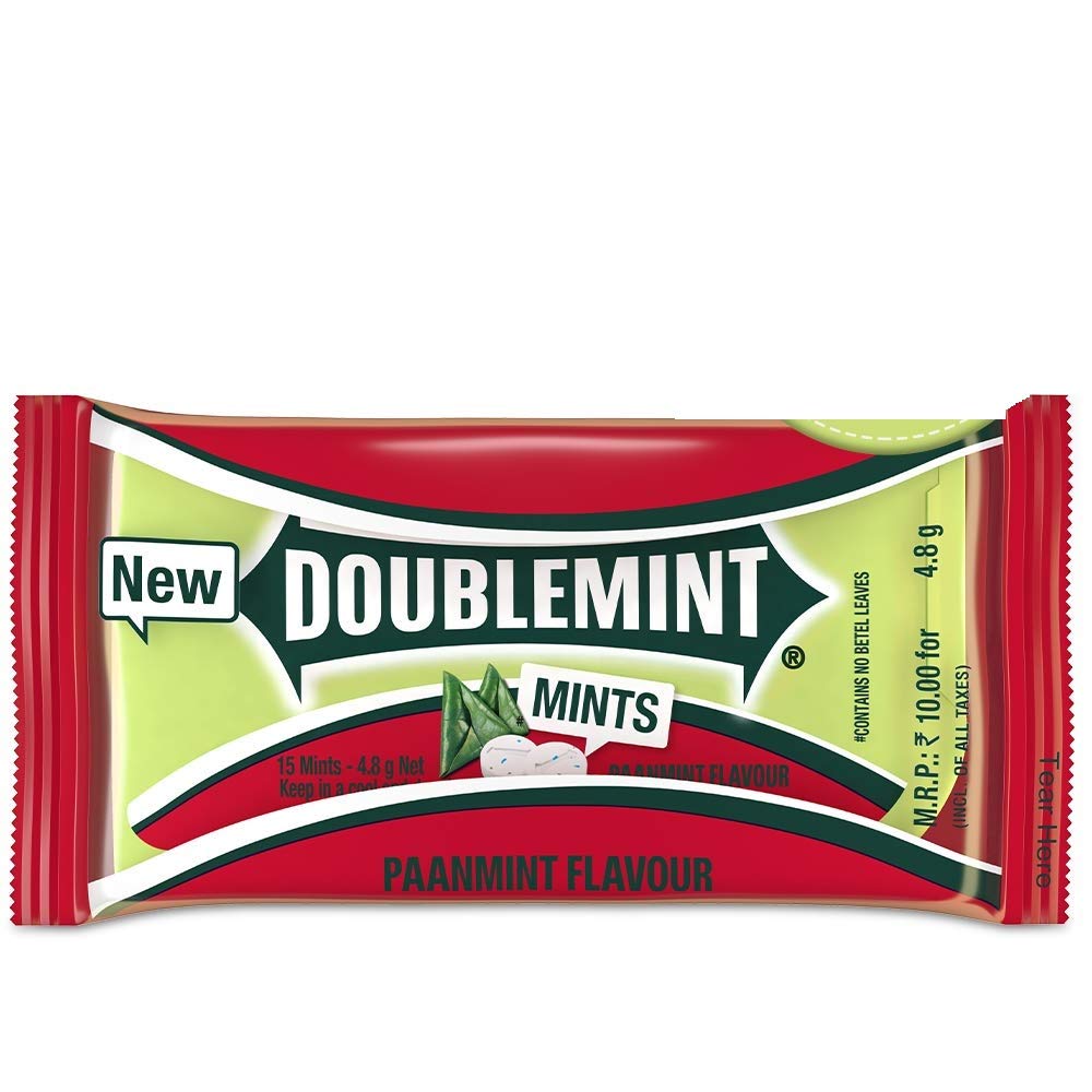 DOUBLEMINT Paanmint Thin Mint Show Box,20 Pieces 96g