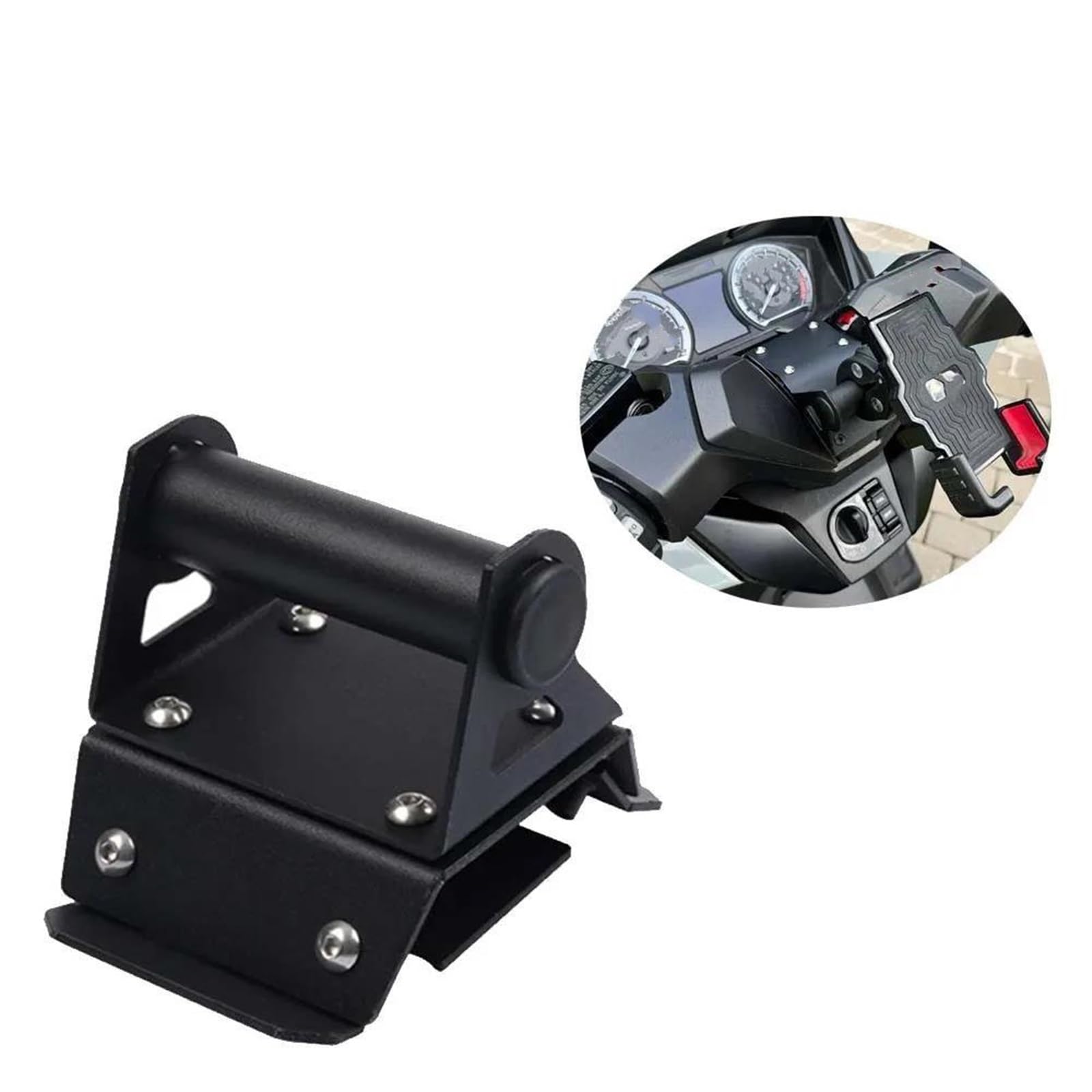 UPIKIT Supporto Telefono Moto Supporto per Navigatore GPS per Moto per H&Onda per Forza 300 125 250 350 NSS 350 250 300 125 2018-2024 Supporto per Telefono Cellulare Staffa Navigazione Moto