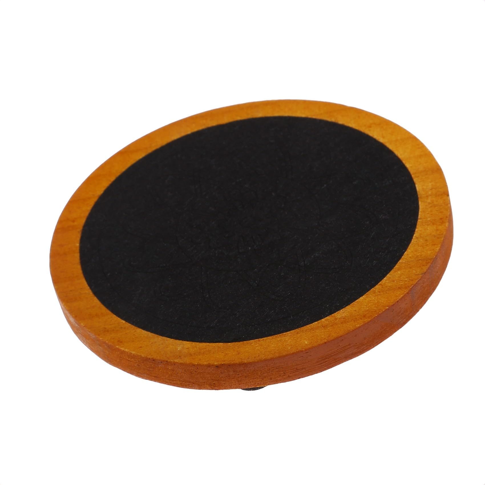 Wood Coasters for Drinks,Absorbent Coaster,Drinks Coasters for Coffee Tabletop Protection,Non-Slip,Non-Stick,Suitable for Kinds of Cups Wooden Table Drink,3.94 Inches, RXZER82