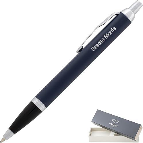 Miniatura 8 de Parker Pen  Bolígrafo de regalo Parker IM con laca negra y ribete dorado Grabado personalizado por bolígrafos Dayspring  Se envía en un día hábil