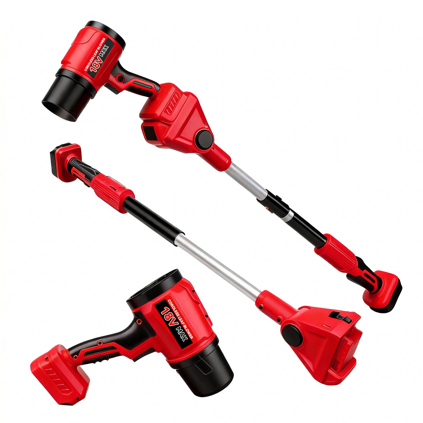 2 in 1 Cordless Leaf Blower for Milwaukee 18V Battery, 740-CFM 190