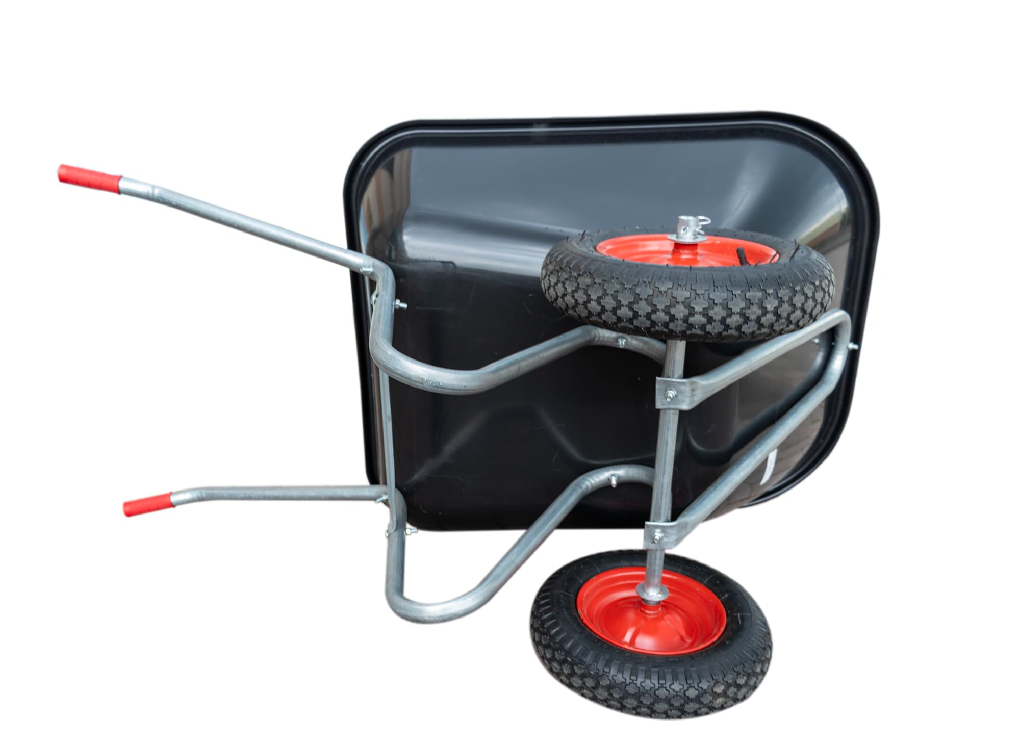 AMA Schubkarre 160 kg 240 l 2 Lufträder rutschfest