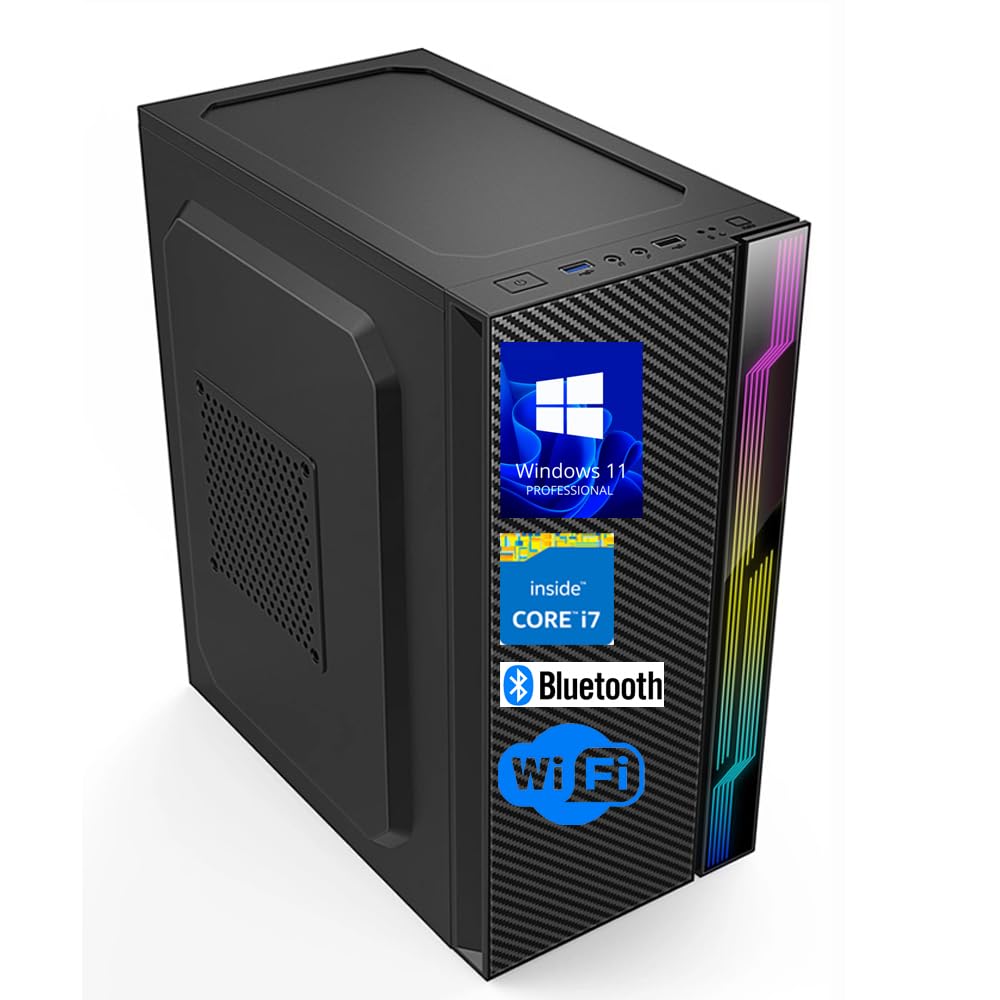 Core i7 Desktop PC | Core i7-4770 | 16GB RAM | 512GB SSD | 5G WiFi & Bluetooth | HDMI, VGA, Ethernet | USB 3.0 | Copper CPU Fan | Windows 11 Pro & Office 21 | 2 Year Warranty (512, GB)-image-11