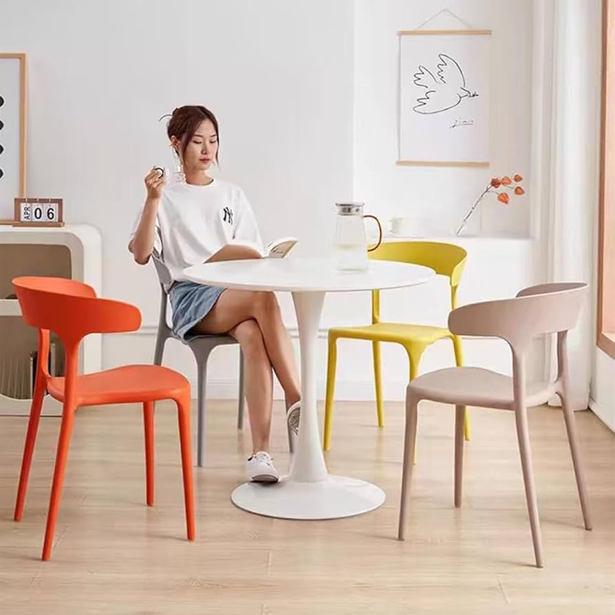 Amazon｜スタッキングチェア 北欧 ダイニングチェア ダイニング