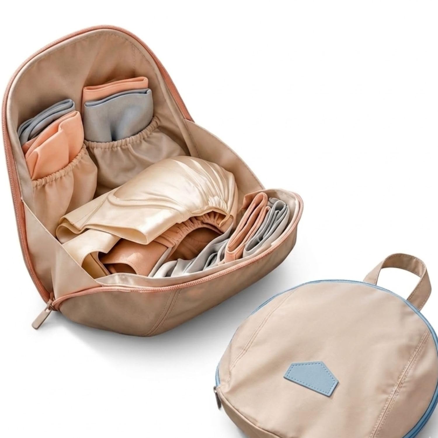 Travel Underwear Organizer Bag for Women | Portable Lingerie Storage Pouch with Zipper | Bra, Panty, Socks & Toiletry Organizer Case | Waterproof Travel Packing Cube for Suitcase & Daily Use-image-31